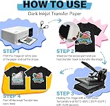 TECKWRAP Premium Inkjet T Shirt Heat Transfer Paper A4 x10 Sheets view 3