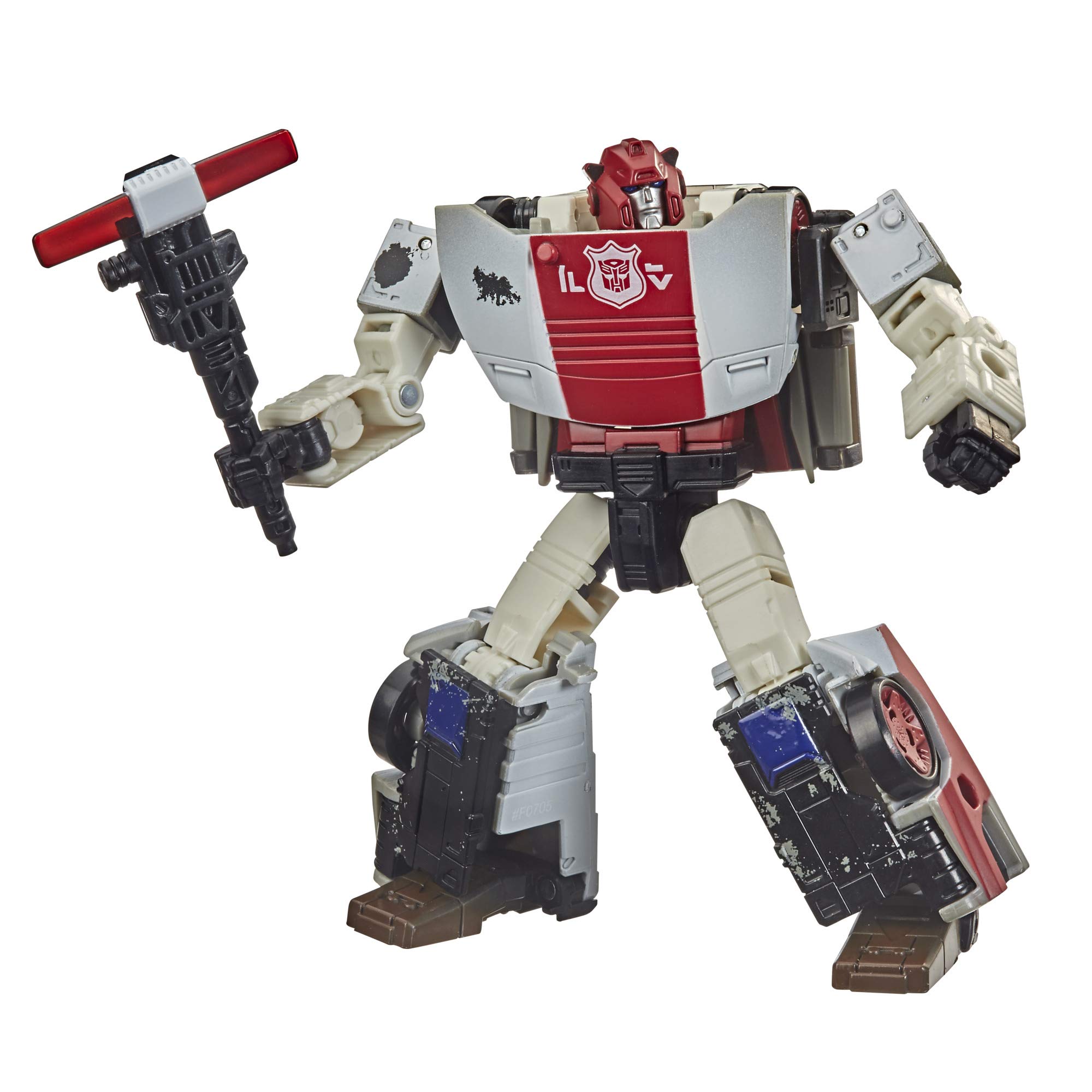 Transformers War for Cybertron Netflix Trilogy White 6 Inch Action Figure Deluxe Class Exclusive - Red Alert