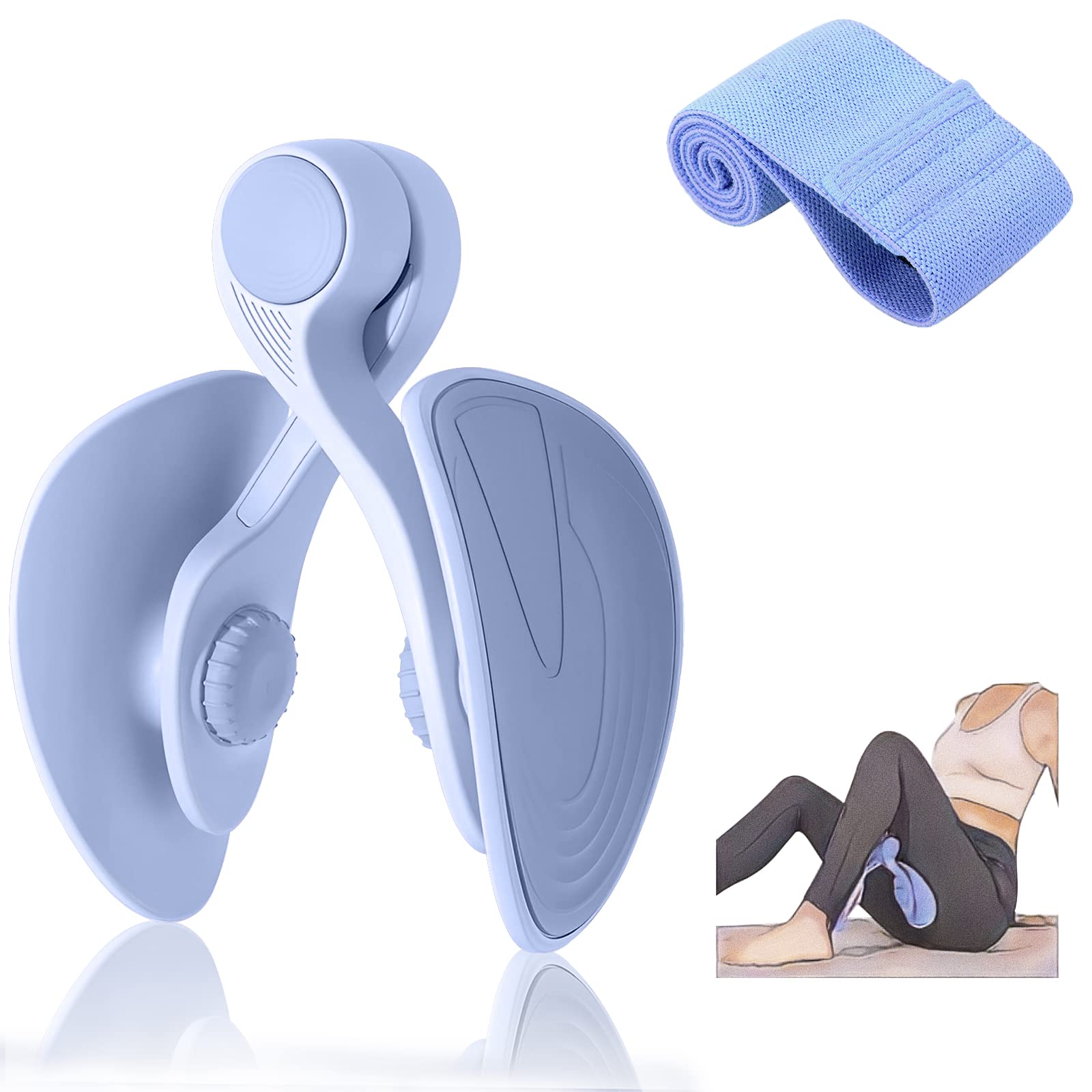 Photo 1 of Tinrief Thigh Trainer Kegel Exerciser, Pelvic Floor Trainer, Kegel Trainer for Postpartum Rehabilitation, Trimmer Inner Thigh, Thigh Toner Workout,