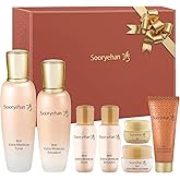Sooryehan Bon Extra Moisture Korean Skin Care Gift Set (13.01 Fl Oz) - Luxury Premium High-end by LG Beauty. Hydrating Toner, Emulsion Lotion, Cleansing Foam, Eye Cream.