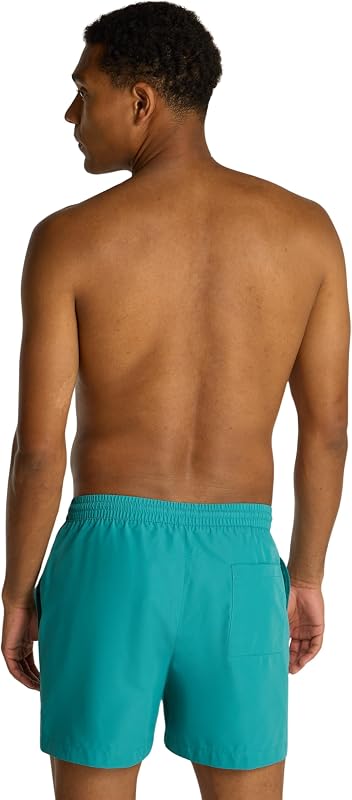 Short de Bain Homme Medium Drawstring Mi-Long, Turquoise (Hazy Teal), XXL