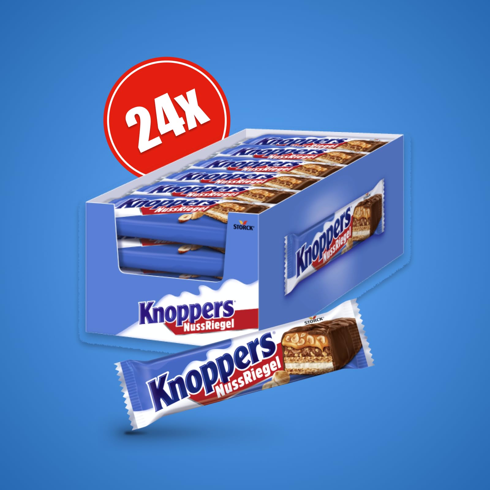 Knoppers Nussriegel, 24er Pack (24 x 40 g) 2