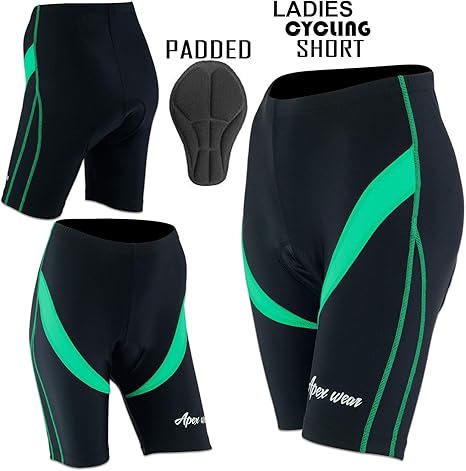 womens padded cycling leggings uk