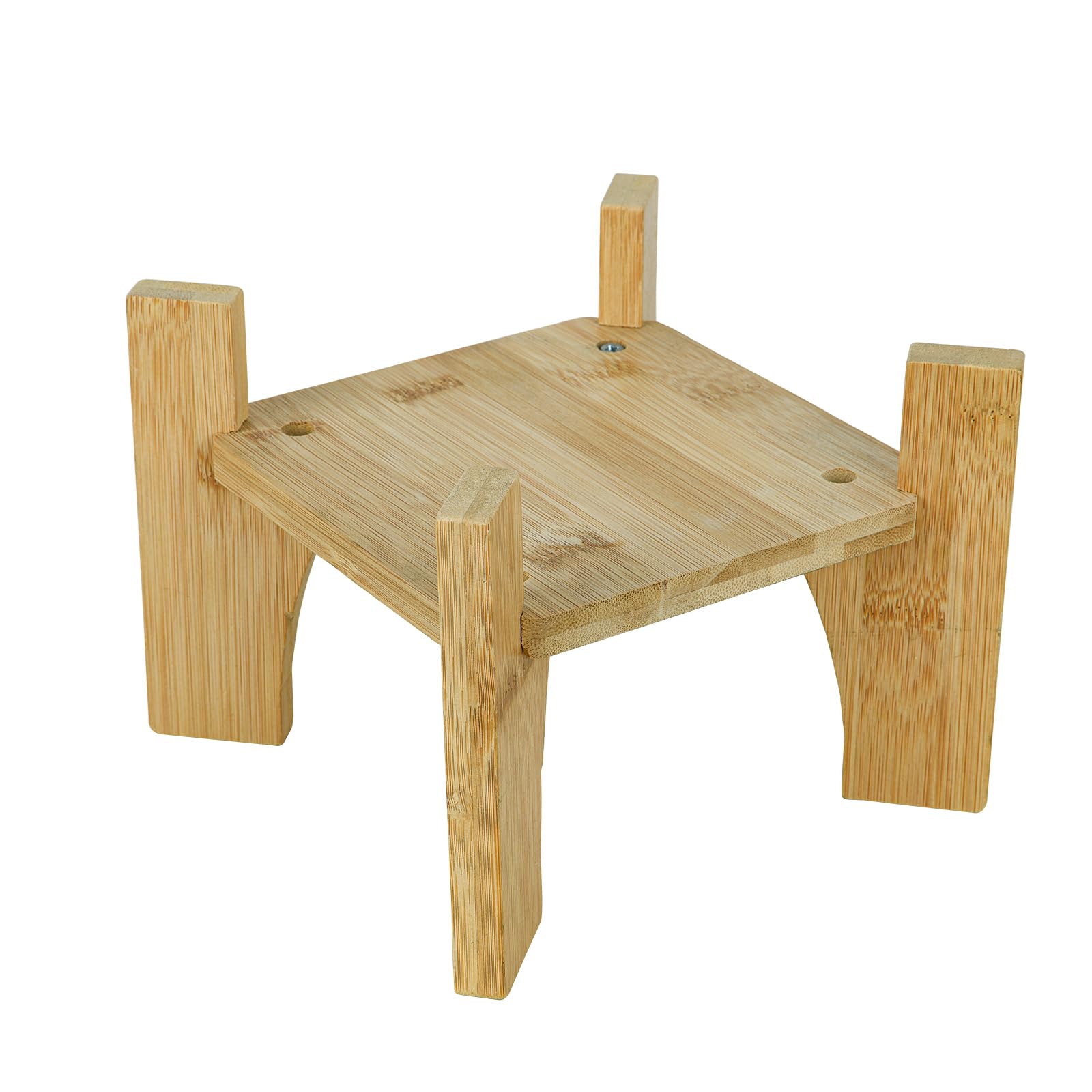 Hiziwimi Bamboo Drink Dispenser Stand for Max 8.6 Inch, Fits Glass Jars Over 5L, Beverage Dispenser Stand, Wooden Stand for Lemonade & Juice, Perfect for Parties, Events & Home