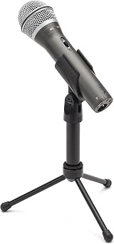 SAMSON Q2U Recording and Podcasting Pack USB/XLR Dynamic Microphone Silver view 4