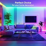 Realky 10m LED Strip Light RGB Cuttable App Control Music Sync Remote view 7