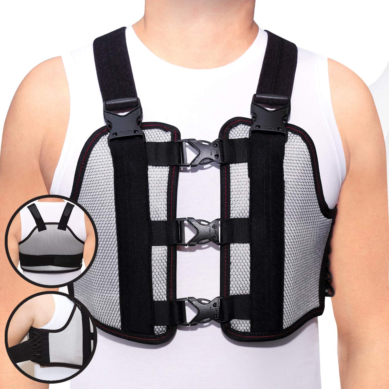 Photo 1 of ORTONYX Sternum and Thorax Support Chest Brace Post Open Heart Surgery Sternum Fractures Rehabilitation / ACHB5255-S