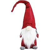 Handmade Swedish Tomte,Santa - Scandinavian Gnome Plush-Christmas Gift Birthday Present - Home Ornaments Christmas Decoration Table Decor - 16Inches