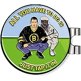 Ultimate Happy and Chubbs Gilmore Golf Ball Marker and Magnetic Hat Clip - Premium Golf Accessories | Enhance Your Golfing Experience with Precision Stamp Markers and Alignment Tools