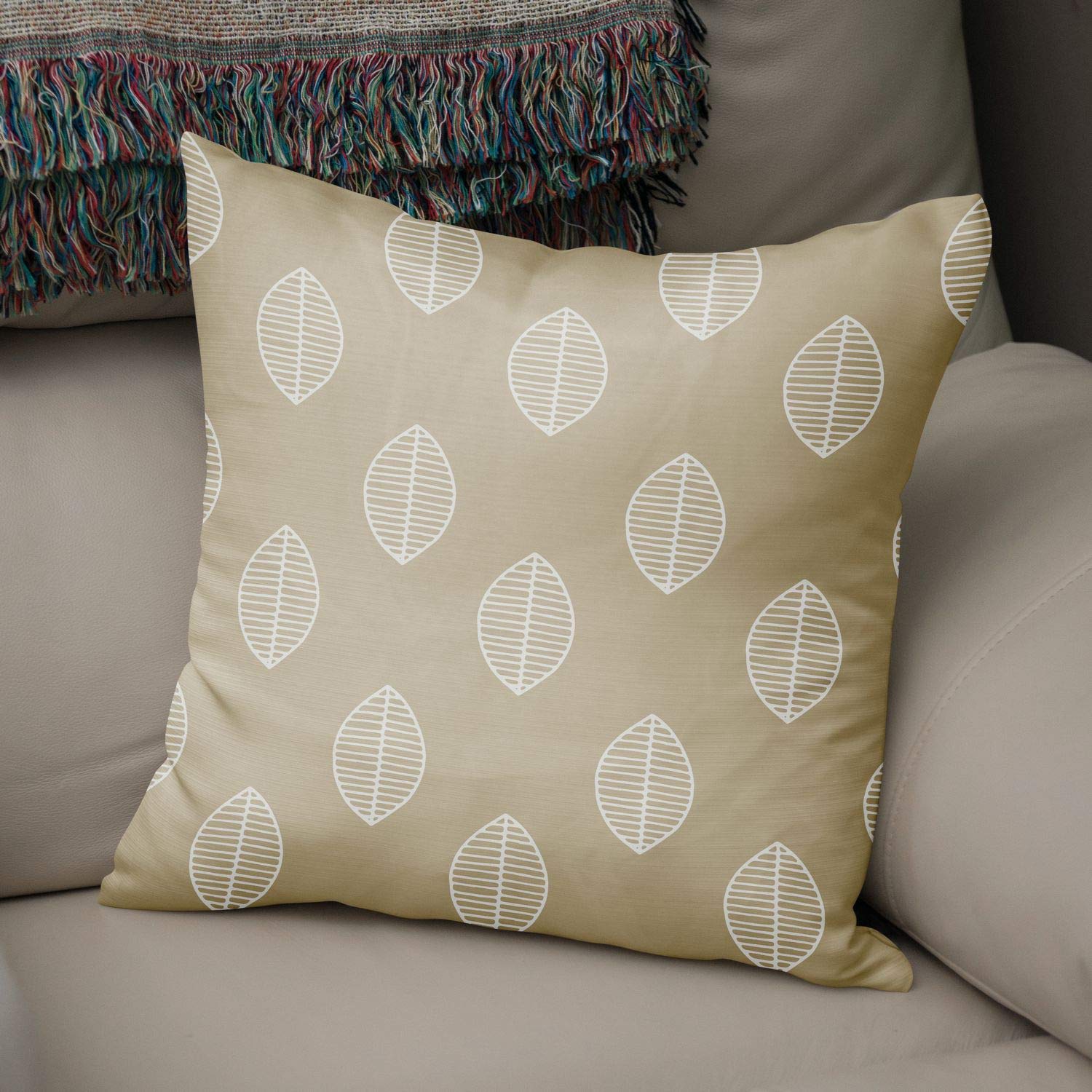 Bonamaison Decorative Cushion Cover Random Pattern, Throw Pillow Covers, Home Decorative Pillowcases for Livingroom, Sofa, Bedroom, Size:43X43 Cm - Designed and Manufactured in Turkey