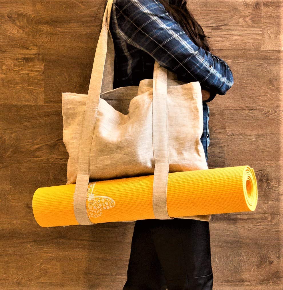 Yoga Bag Tote Bag Shoulder Bag Mat carrying bag Linen Bag