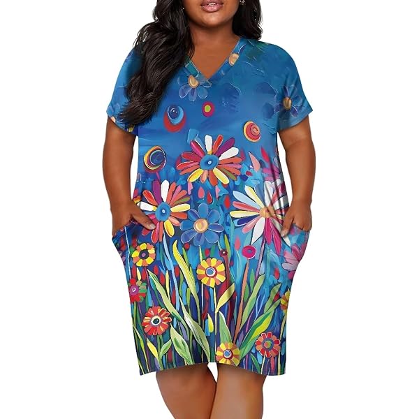 Momo Dress for Women Ethnic Print Caftan Dress Vneck Plus Size Rayon Dress  Mumu Dresses Side Split Coverup Dress (Print0,One Size) at Amazon Women's  Clothing store