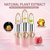 HOPHAT Flower Jelly Lipstick Set 6Pcs Color-Changing Lip Balm Lip Gloss view 4