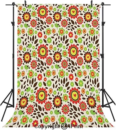 Amazon 花柄写真背景幕 秋色 ベイリーフ柄 ブルーベリーの置物 秋の季節 芸術的なイラスト 誕生日パーティー シームレスフォトスタジオブース 背景幕 3x5フィート マリーゴールド バックペーパー 背景布 通販