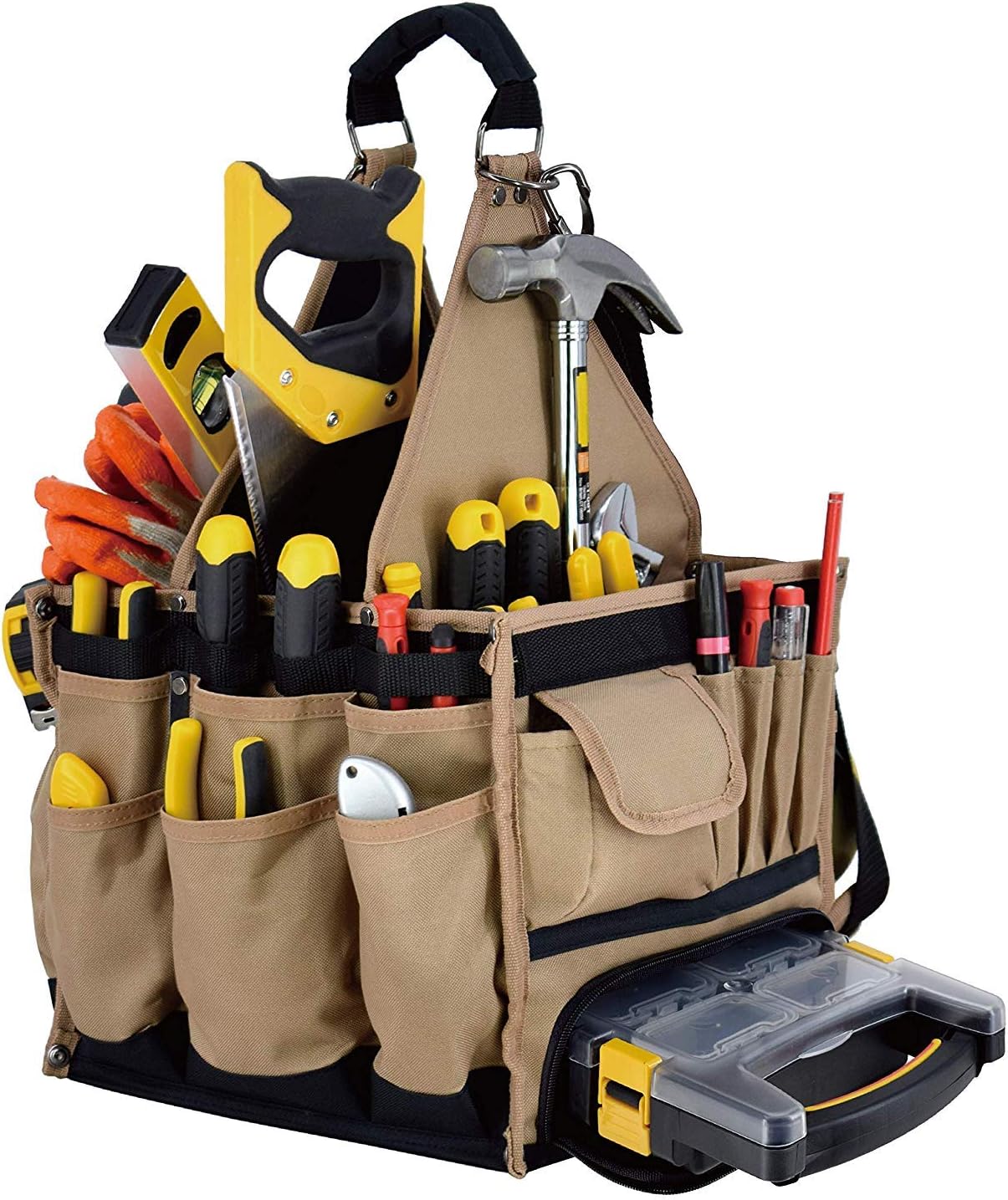 Jackson Palmer Extra Large 11” Tool Tote Carrier, 28 Pockets with