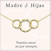 HOPE LOVE SHINE Mom Gift from Daughter - Sentimental, Meaningful Mother and Daughter Necklace, Jewelry, 14k Gold Plated Sterling Silver