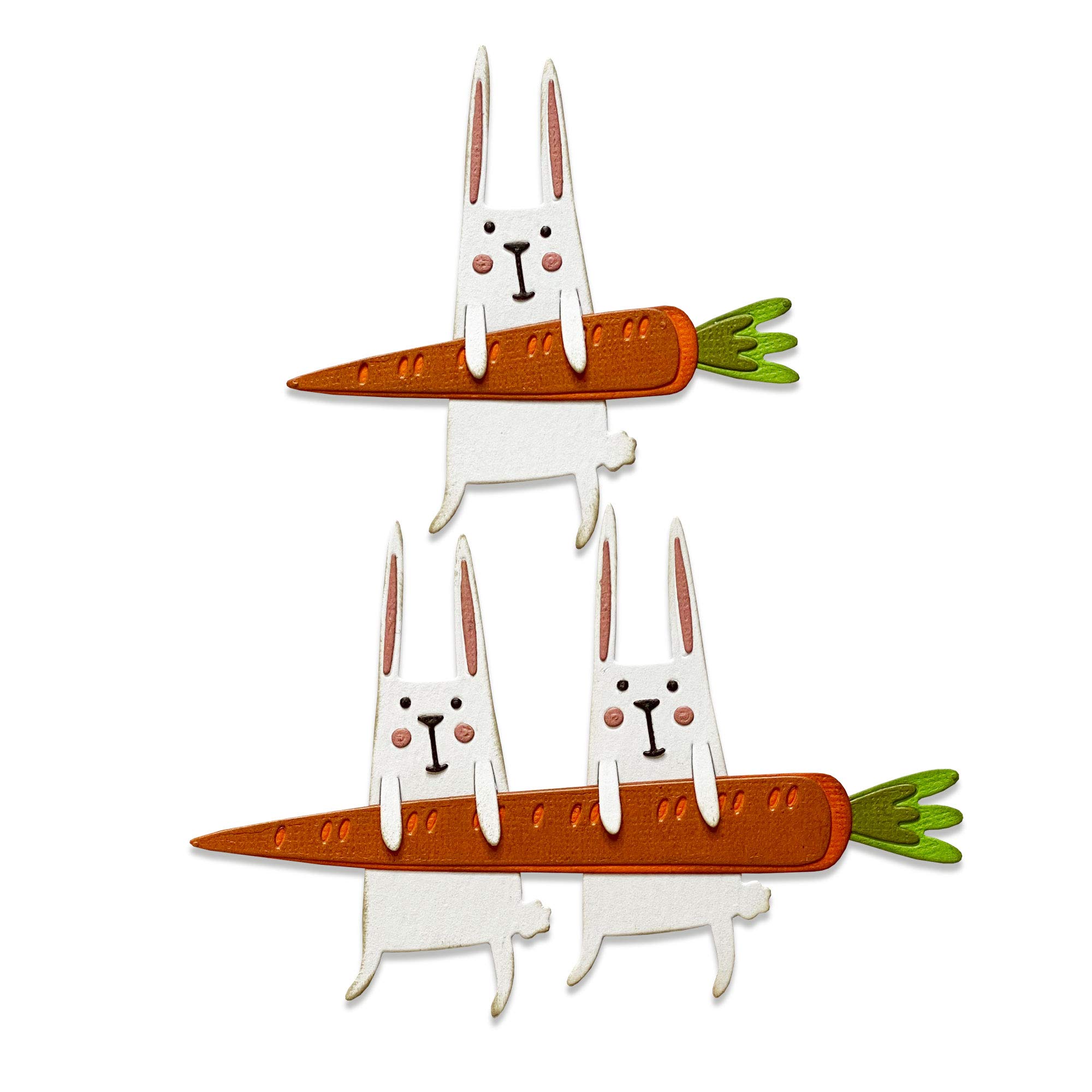 Sizzix Thinlits Die 665213 Carrot Bunny by Tim Holtz 11 Pack
