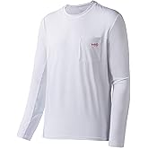BASSDASH Men’s UPF 50+ Performance Long Sleeve T-Shirt UV Sun Protection Fishing Hiking Sports Shirts