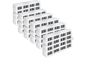 SYXTIDY 6 Pack Fresh W10311524 AIR1 Air Filter Replacement for Whirlpool,Maytag, Kitchenaid, Kenmore,Amana and Jenn Refrigerator Compatible with FreshFlow Air Filter