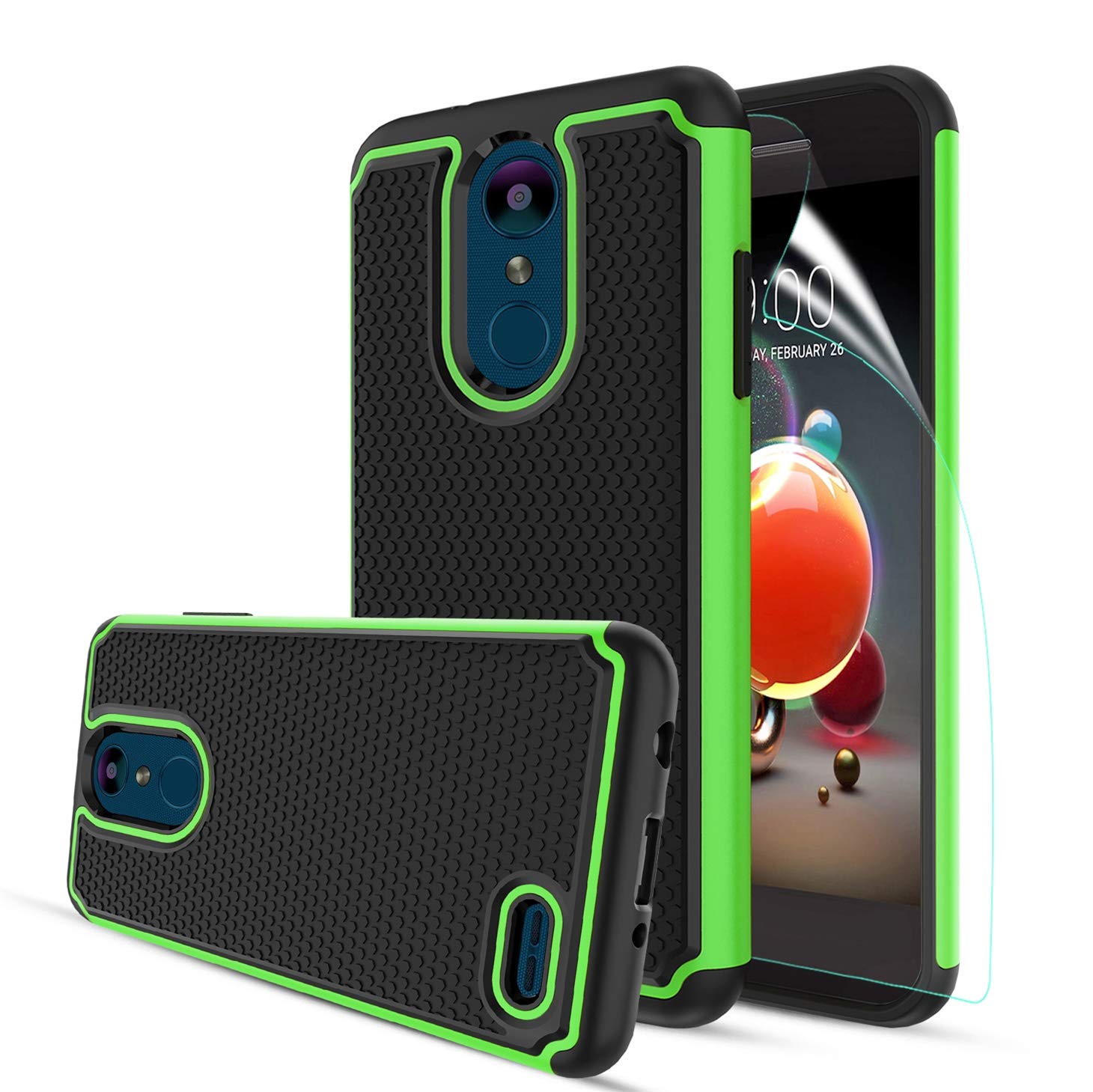 Best lg aristo case rubber with screen protector