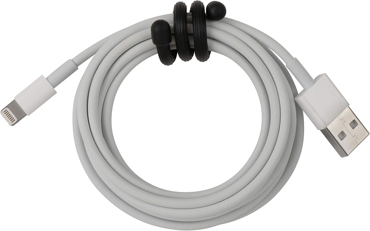 Nite Ize GT6-2PK-01 Original Gear Rubber Twist Tie, 6" - 2-Pack, Black: Home Improvement