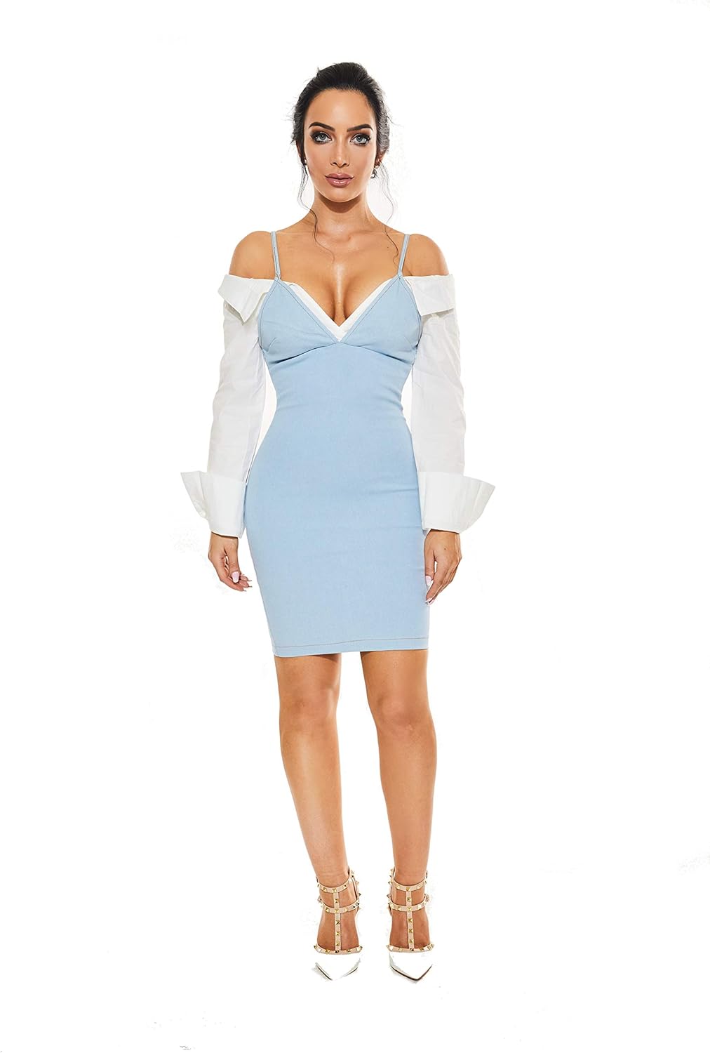 Pretty Boutique Classy Effect - Denim Dress