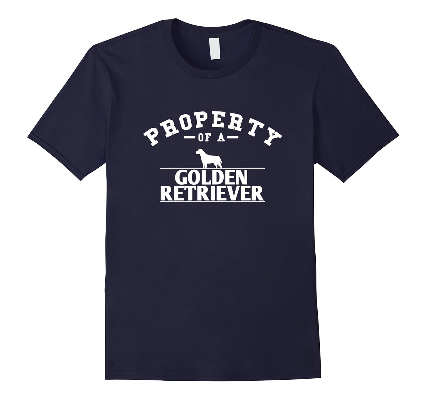 Funny Golden Retriever Gift Property of A Golden Retriever-ANZ