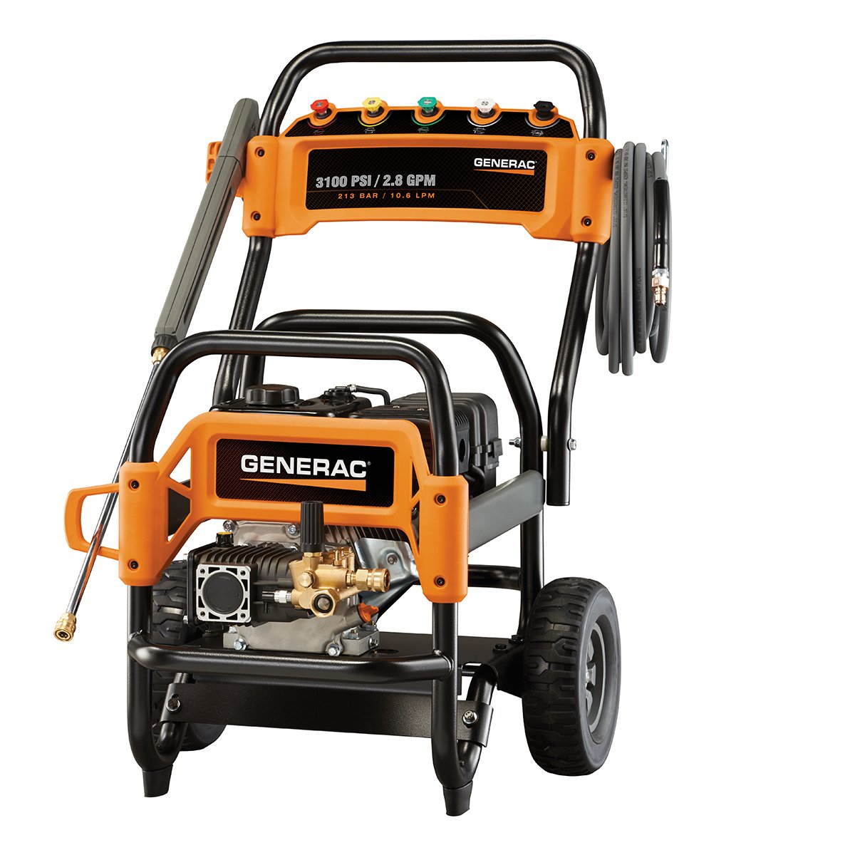 Amazon.com : Generac 6590 3, 100 PSI, 2.8 GPM, Gas Powered Commercial Pressure  Washer (Discontinued by Manufacturer) : Garden & Outdoor