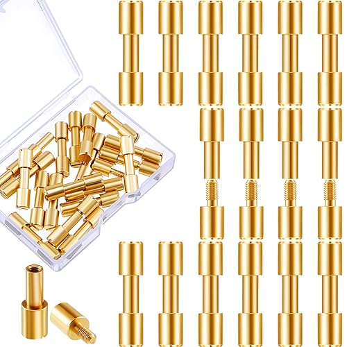 20 Sets Brass Bracket Bolt Fasteners Tool Head Diameter 6 mm Tactical ...