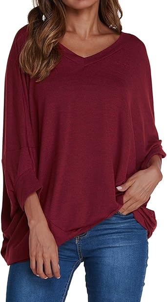 long sleeve batwing top