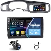 4+64G Car Radio for Dodge Charger 9 inch Touch Screen 2011 2012 2013 2014 Stereo,Wireless Carplay/Andriod Auto/Bluetooth/WiFi//EQ Audio/AM/FM/Navigation/AHD Camera