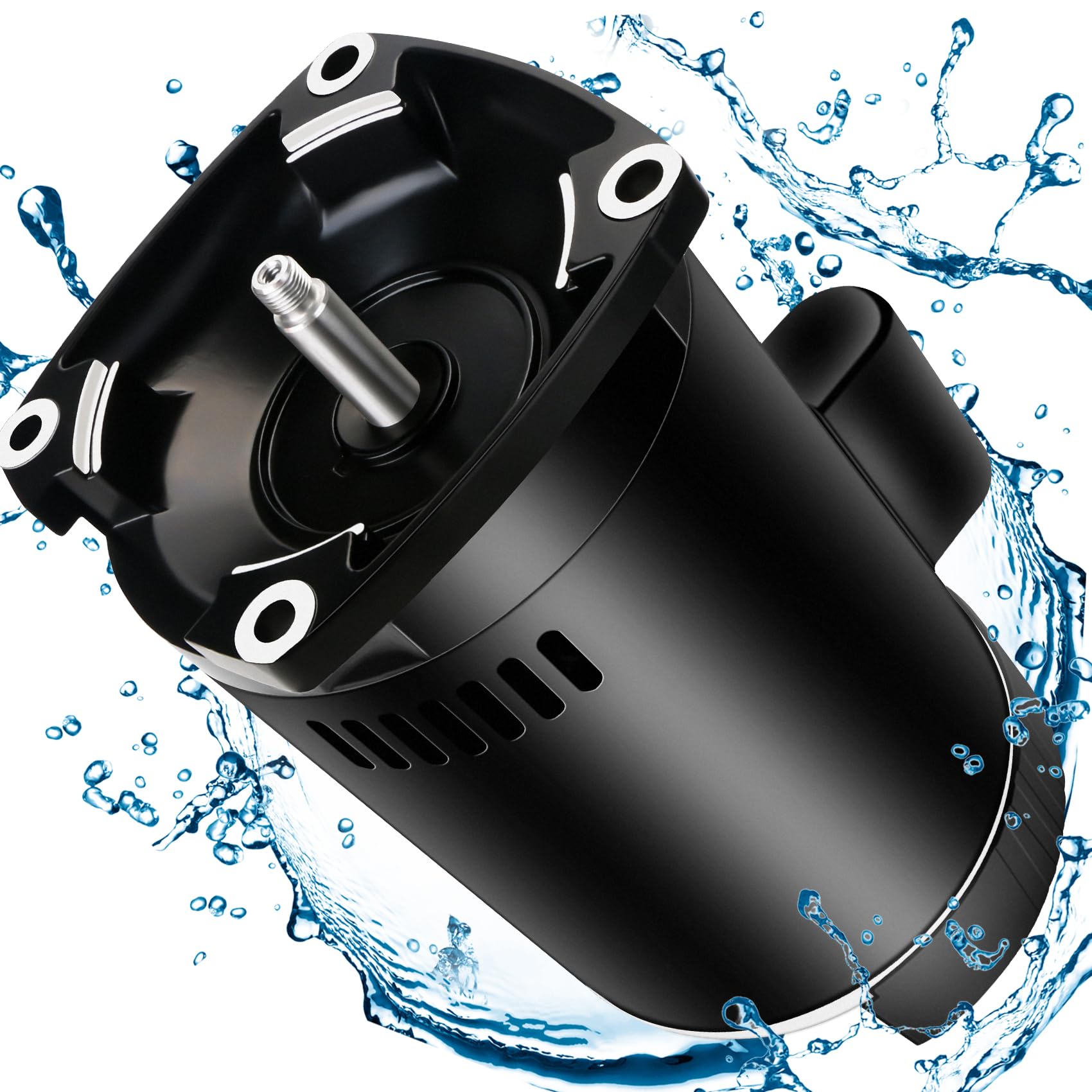 Photo 1 of VegiVector B2853 Pool Pump Motor Compatible with 340038 A.O. Smith Century ?B2853 for Pentair 1 HP, 3450 RPM, 1 Speed, 230/115 Volts, 6.6/13.2 Amps, black