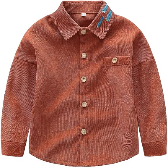 Amazon チレエコ Chireeko ボーイズシャツ シャツ 男児 男の子 長袖シャツ 開襟シャツ Yシャツ ワイシャツ 普段着 子供服 ベビー服 アウター かっこいい おしゃれ 結婚式 七五三 入園式 発表会 綿 春 秋 無地 シャツ 通販