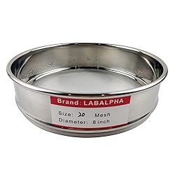 LABALPHA 20 Mesh Lab Sieves, #20 Mesh Test