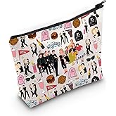 WZMPA Danny & Sandy Travel Makeup Bag Danny & Sandy Inspired Gift Theater Musical Zipper Pouch Bag (RYDELL)
