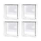 4 Pack-7.48"x7.48"x3.54" High Fully Transparency