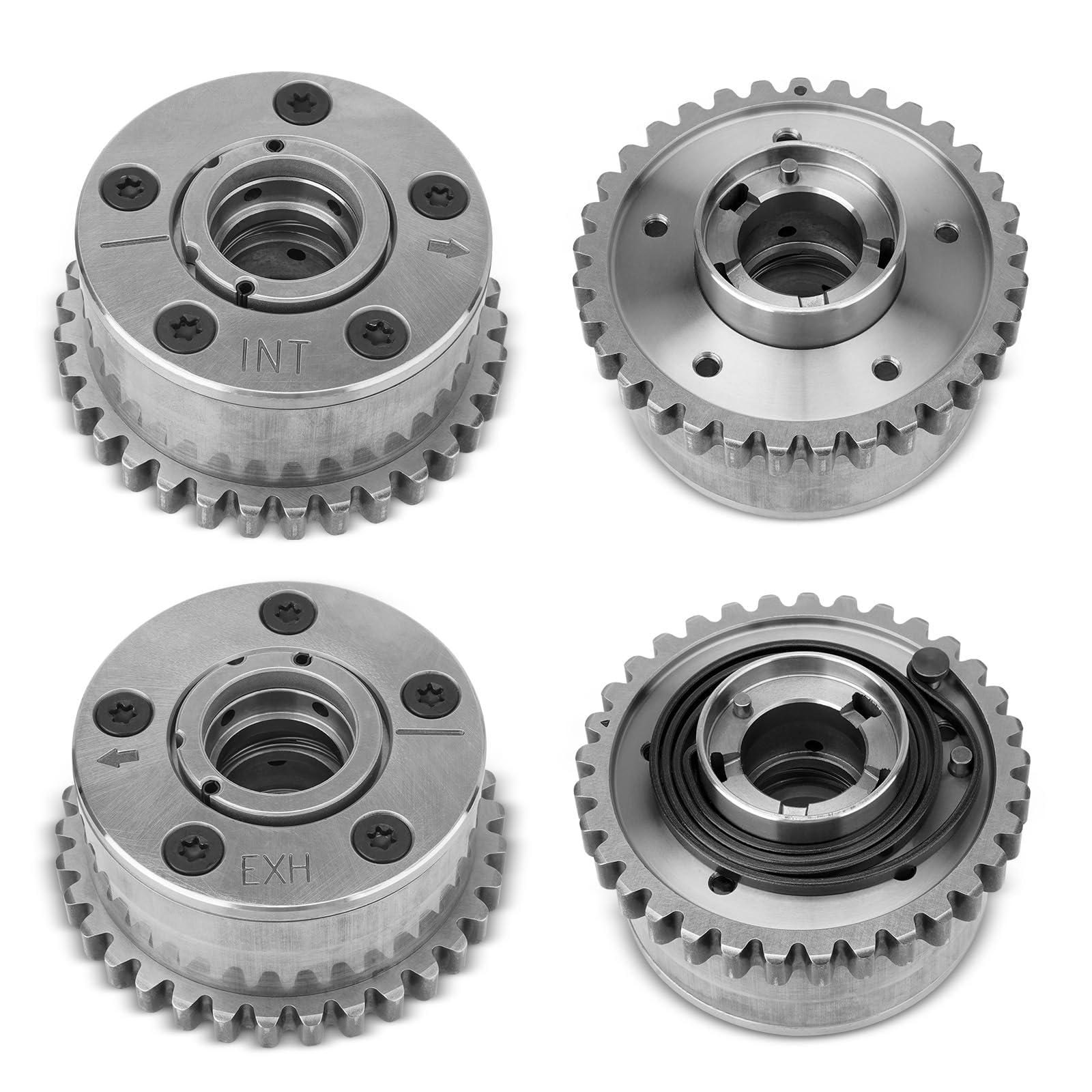 Photo 1 of Intake & Exhaust Timing Camshaft Sprocket Cam Phaser VVT Gear Compatible with Jeep Wrangler Chrysler Dodge Charger Ram 2011-2019 3.6L Pentastar V6 Replace# 5184369AH 5184370AH