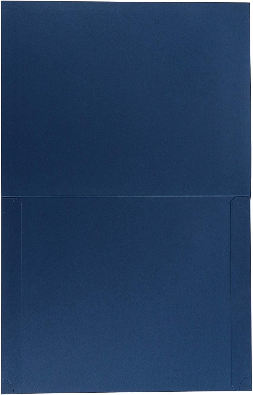 24 Pack Certificate Holders, Diploma and Document Cover with Gold Foil Border, Holds 11 x 8.5 Inches Letter Sized Awards, Navy Blue: Home & Kitchen