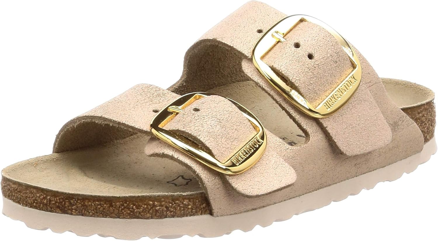 arizona big buckle washed metallic rose gold