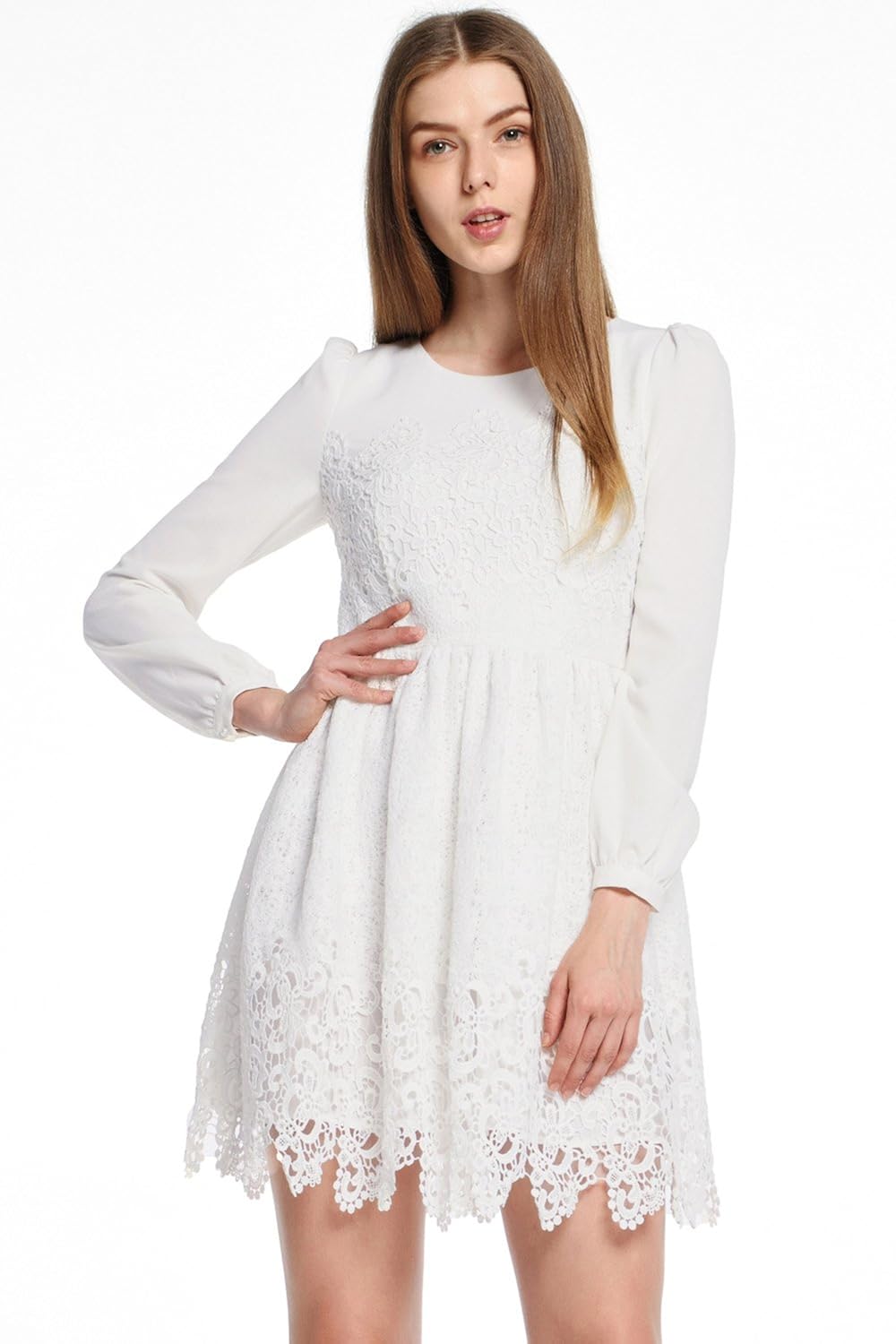 white dress petite size