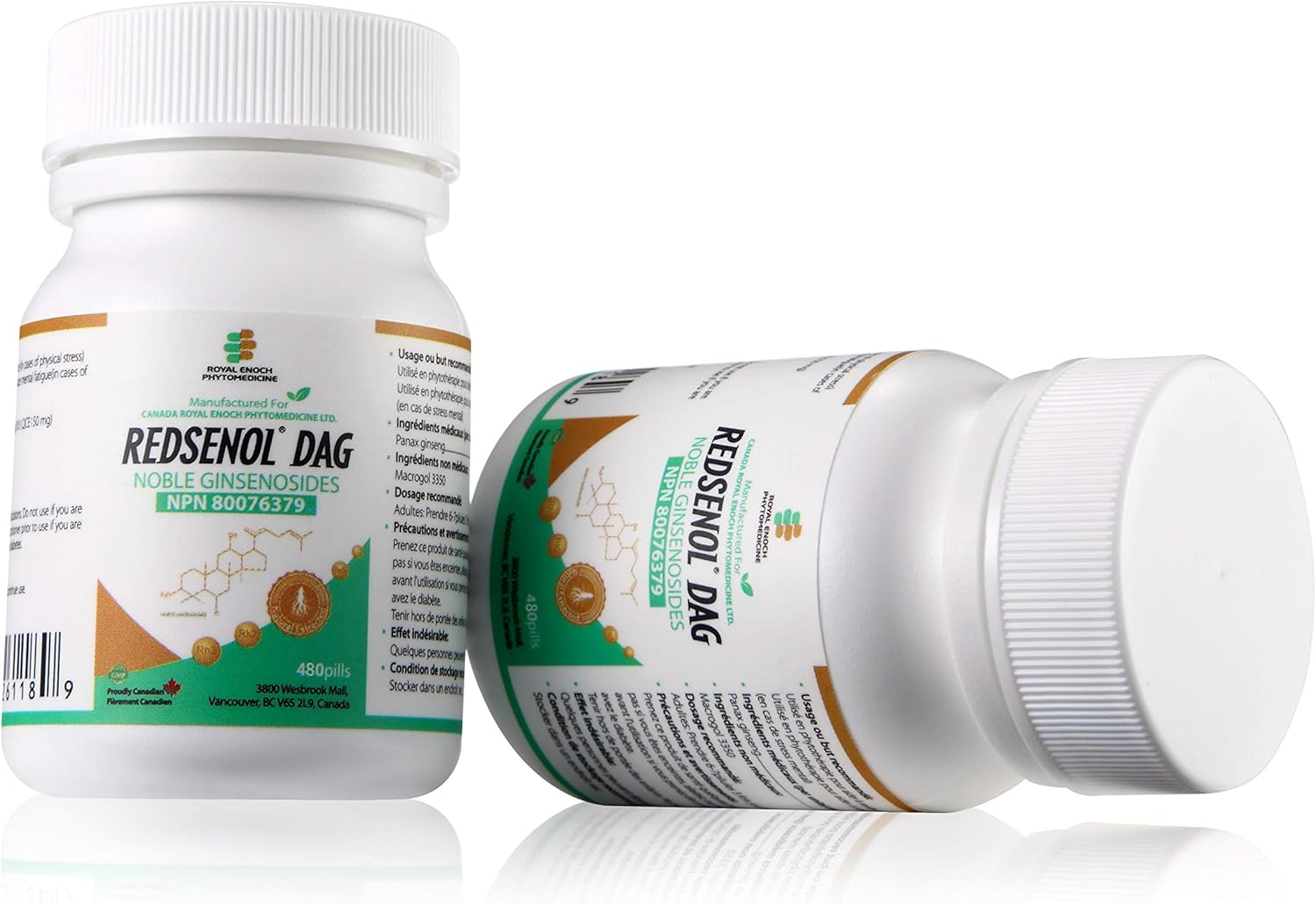 Amazon Com Redsenol 1 3 Boxes Redsenol Dag 2 Bottles Rare Ginsenosides Multicomponent Highly Bioactive Rare Ginsenosides Health Personal Care