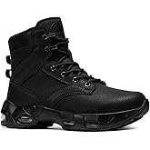 LARNMERN Non Slip Women's Shoes Work Slip Resistant Boots Sole-Cushion Side Zipper Comfort Botas Hiking Mujer Zapatos de Trabajo Black