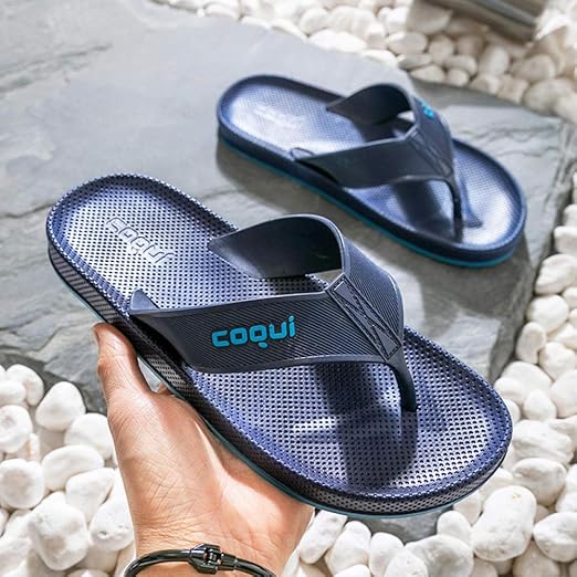 non plastic flip flops
