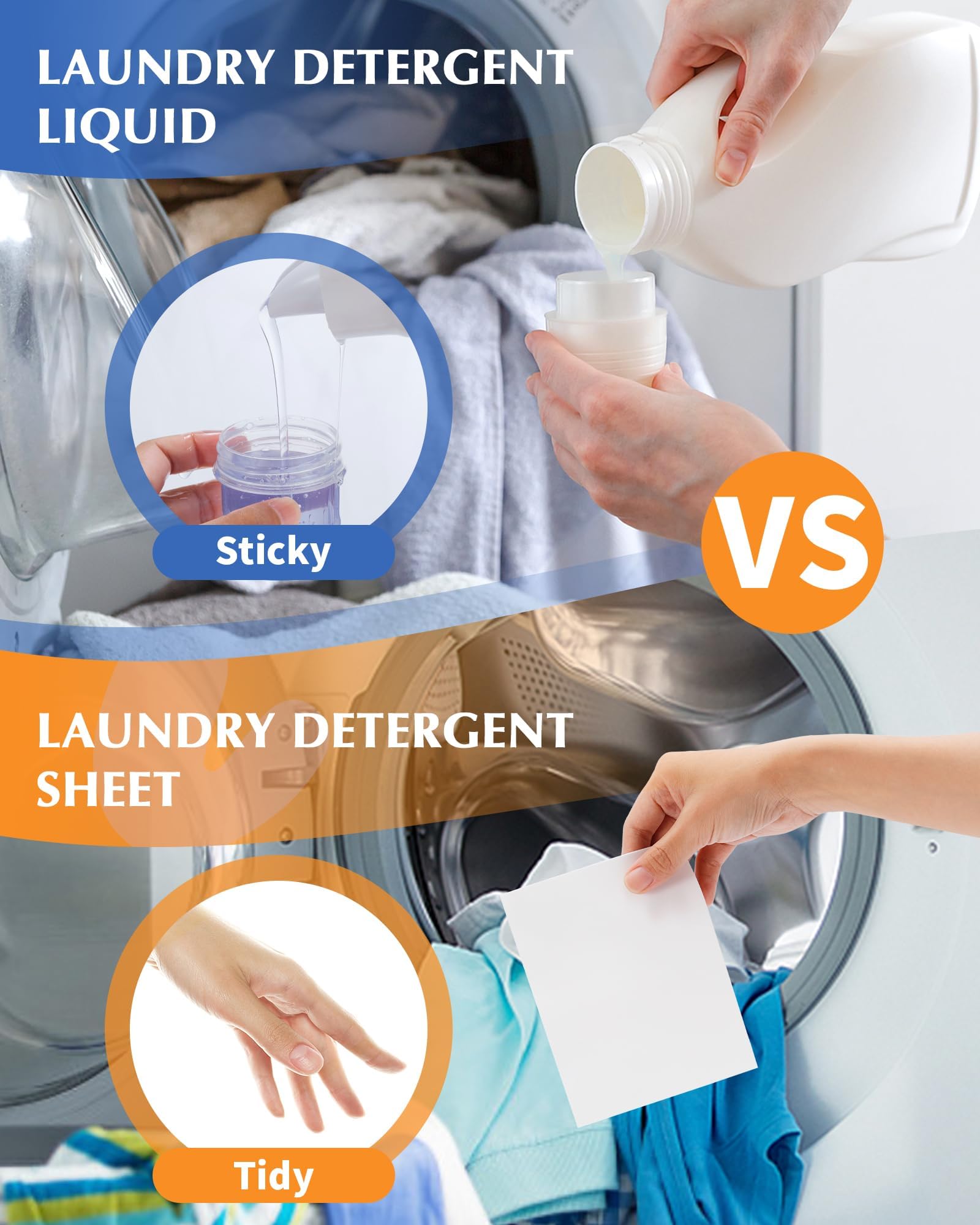 Laundry Detergent Sheets (240 Loads) - Space-Saving, Hypoallergenic,Travel-Friendly,Deep Cleaning, Fresh Linen Scent, Plastic-Free, Eco-Conscious, Paraben-Free, No Mess, Fast Dissolve