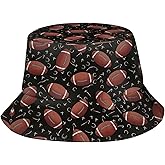 Cool American Football Bucket Hat Packable Outdoor Travel Sun Hat Fisherman Caps for Men Women Boys Girls