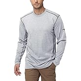 FR Shirts for Men 4oz Lightweight Fire Resistant Shirts for Men Long Sleeve Welding Shirt CAT1