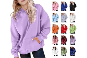 GENERIC Cute Hoodies for Teen Girls Trendy Youth Long Sleeve Oversized Hooded Sweatshirts Tween Tops Winter Preppy Clothes