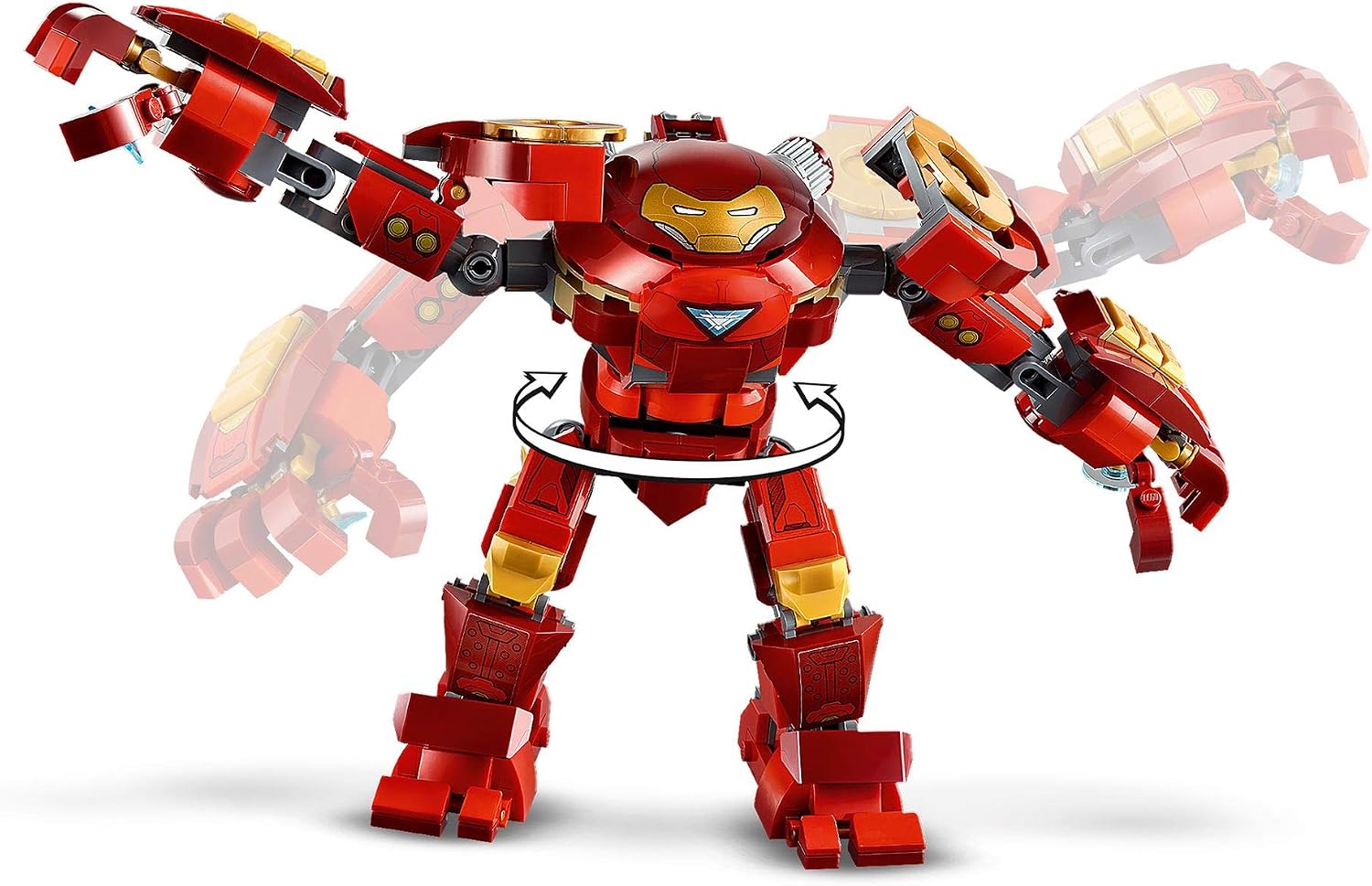LEGO 76164 Super Heroes Iron Man Hulkbuster versus A.I.M. Agent, Multicolor - Image 4