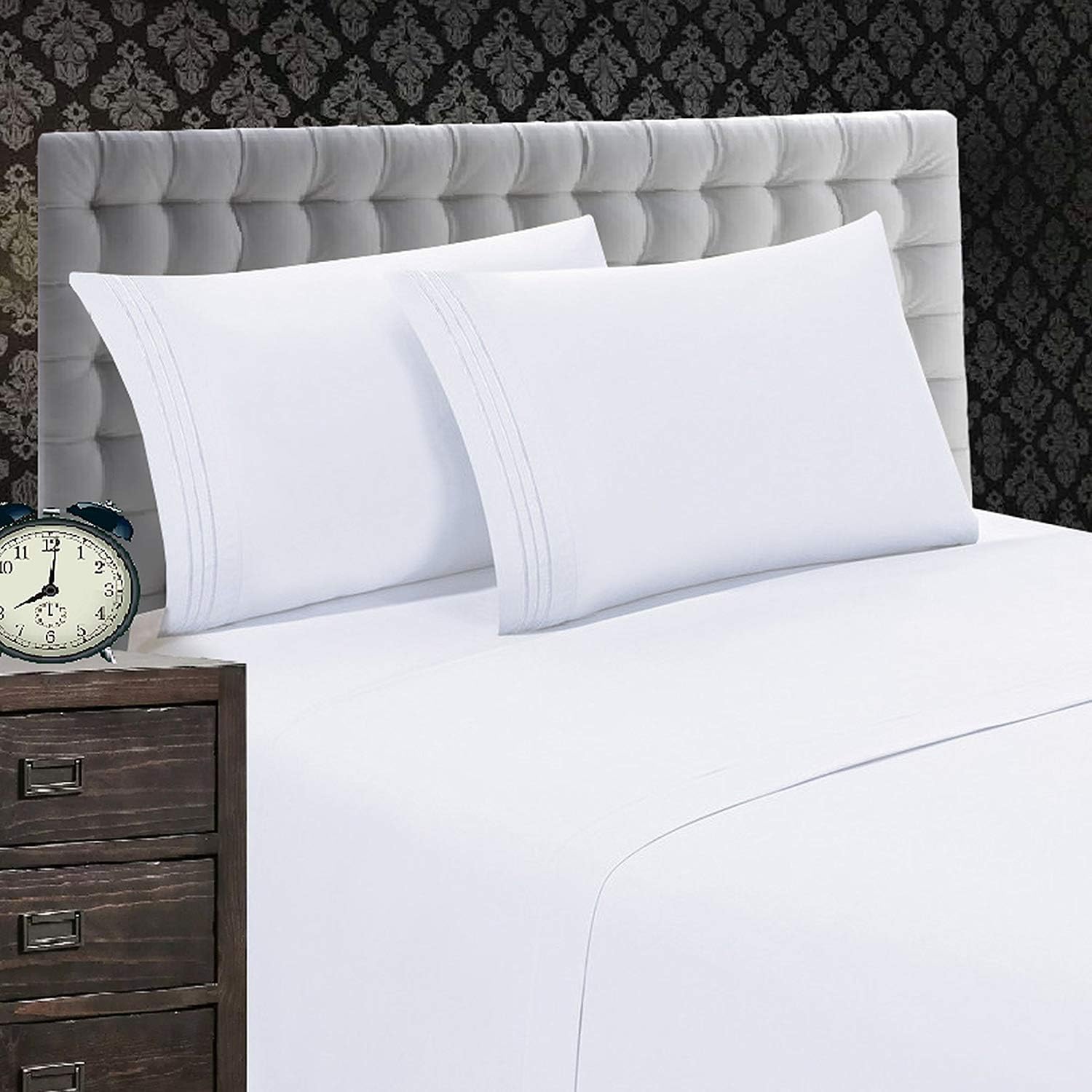 Elegant Comfort 1500 Thread Count Luxury Egyptian Quality Wrinkle and Fade Resistant