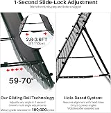 Amazing Tour Adjustable Football Rebounder Net – Double-Sided Soccer Training view 4